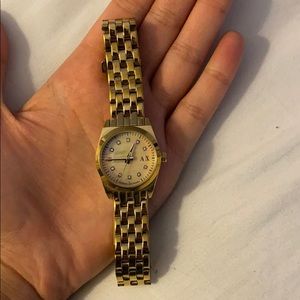 Armani Exchange Gold Watch